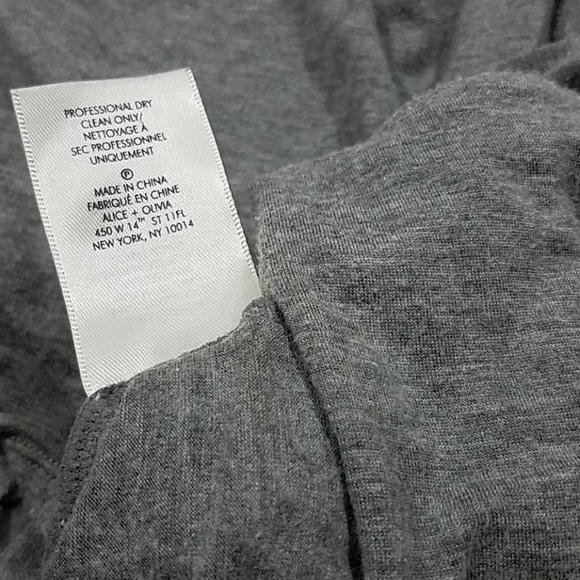 Alice + Olivia Shirt Air Collection Gray XS - Picture 6 of 8